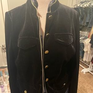 Who What Where women black military blazer